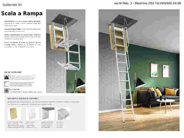 scheda catalogo retrattile elementi