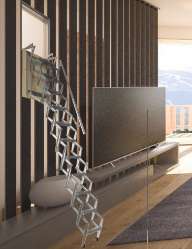 Scale retrattili verticali