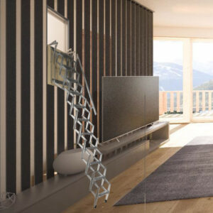 Scale retrattili parete