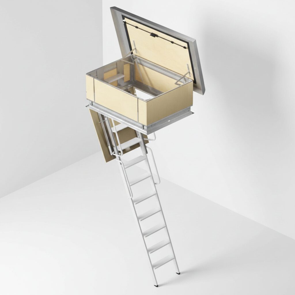 Scale retrattili per esterno e copertura